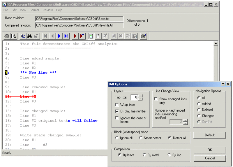 CSDiff Screenshot